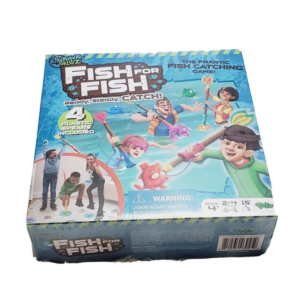 Survival Skillz Spear FISHING GAME Fish for Fish Ready Steady Catch 4+